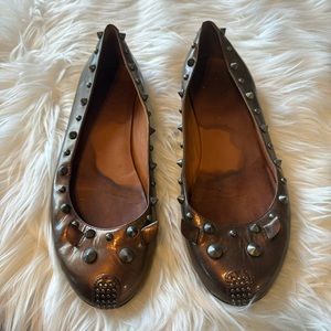 Marc Jacobs Patent Leather Mouse Flats - Size 39